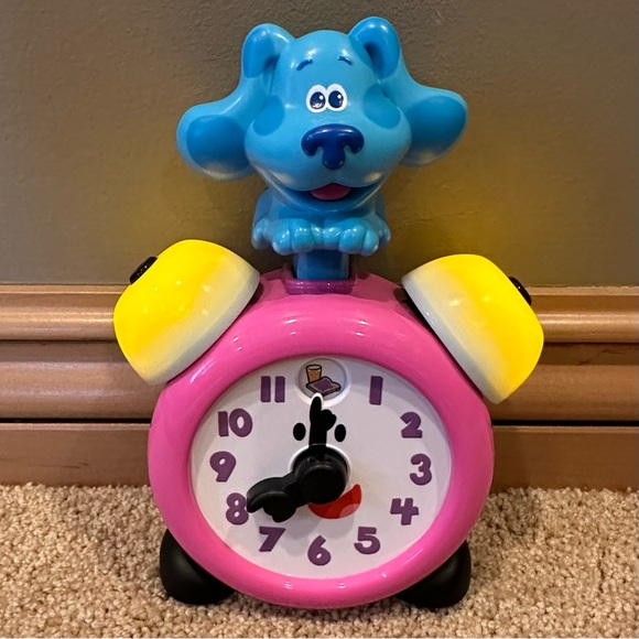 LeapFrog Blue’s Clues And You! Tickety Tock Play And Learn Clock *WORKS* - Picture 1 of 3